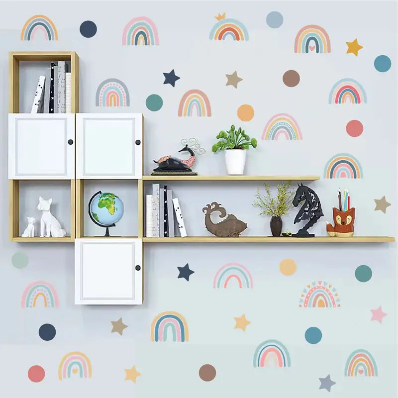 Rainbow Wall Stickers for Kids' Room