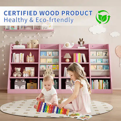 Wooden Toy Storage Organizer Cabinet