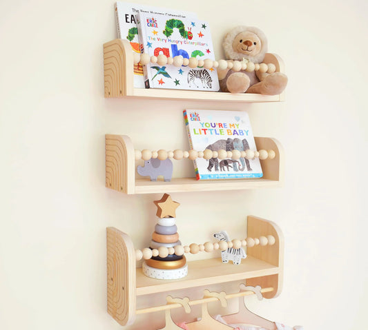 Natural Pine Children's Bookshelves