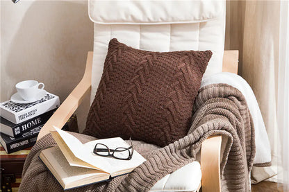 Modern Home Knitted Pillow