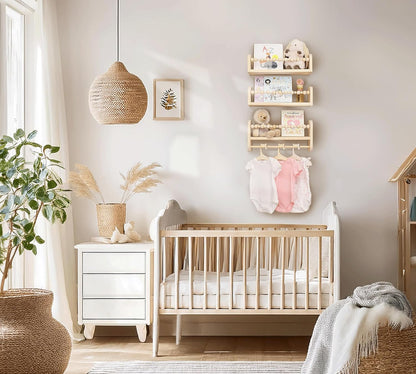 Natural Pine Children's Bookshelves