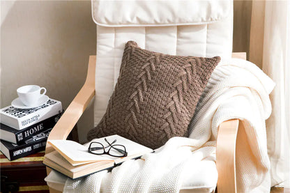 Modern Home Knitted Pillow