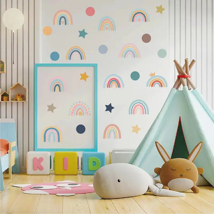 Rainbow Wall Stickers for Kids' Room
