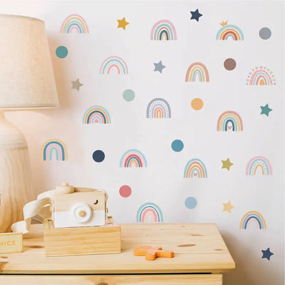 Rainbow Wall Stickers for Kids' Room