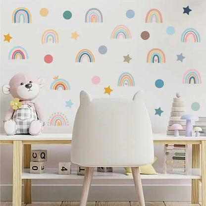Rainbow Wall Stickers for Kids' Room