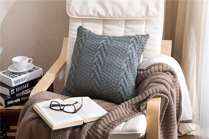 Modern Home Knitted Pillow