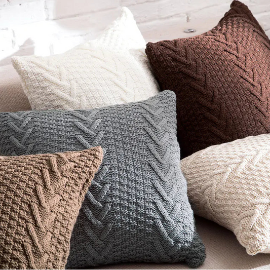 Modern Home Knitted Pillow