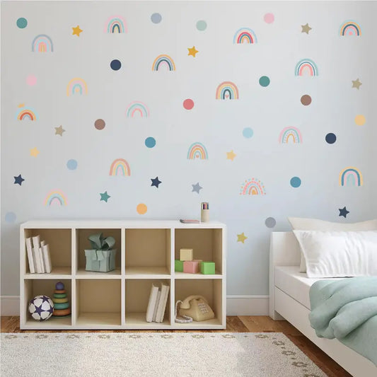 Rainbow Wall Stickers for Kids' Room