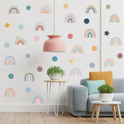 Rainbow Wall Stickers for Kids' Room