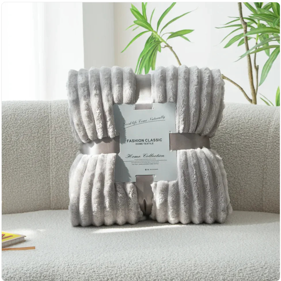 SnugFit Flannel Sofa Blanket